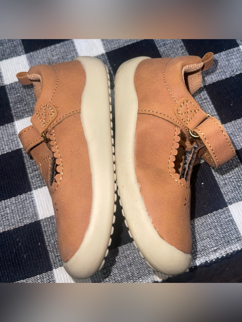 Stride Rite 360 Cheyenne Mary Jane 6M toddler girls brown tan shoe - Picture 8 of 10
